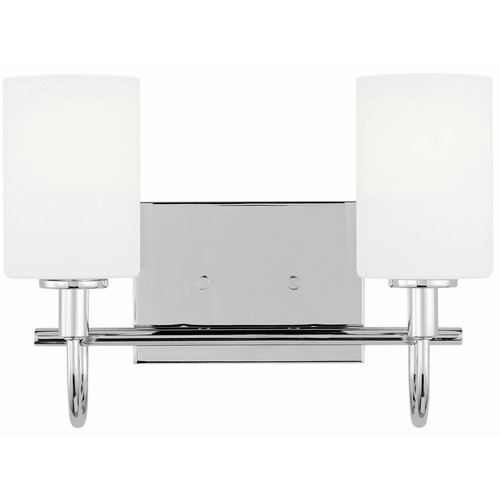 Visual Comfort Studio Collection Oak Moore Chrome Bathroom Light