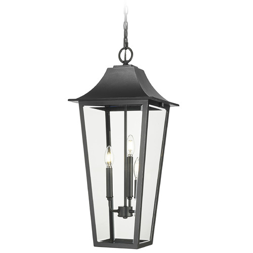 Z-Lite Gannon Black Outdoor Hanging Light