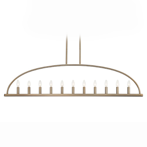 Crystorama Lighting Abbott Vibrant Gold Island Light