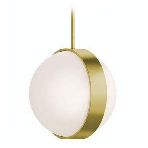 AFX Lighting Afx Lighting Verona Light Antique Brass LED Pendant Light with Globe Shade VRNP13LAJUDLB