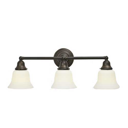 Design Classics Lighting Energy Star Rated Mix & Match Three-Light Bathroom Light 673ES-78