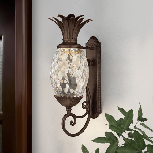 Plantation 28-Inch Outdoor Wall Light in Copper Bronze by Hinkley Lighting
