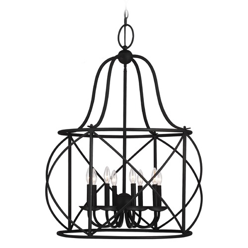 Generation Lighting Turbinio 29.50-Inch Pendant in Blacksmith by Generation Lighting 5116408-839