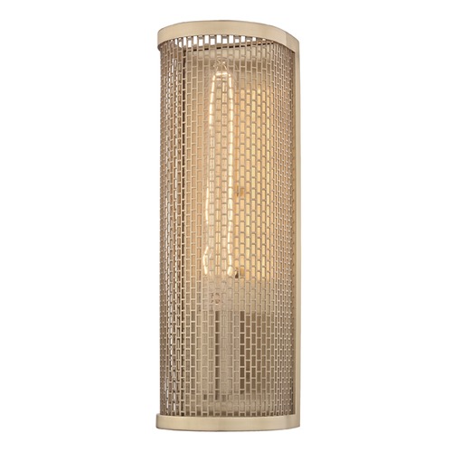Mitzi by Hudson Valley Britt Wall Sconce in Aged Brass by Mitzi by Hudson Valley H151101-AGB