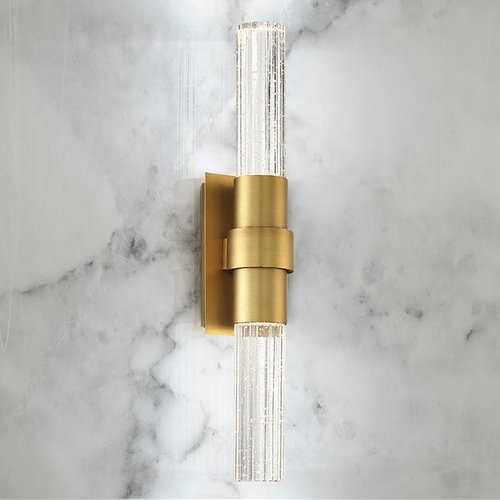 Modern Forms by WAC Lighting Ceres Aged Brass LED Sconce by Modern Forms WS-18818-AB