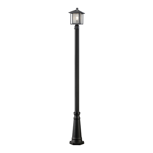 Aspen Black Post Light by Z-Lite