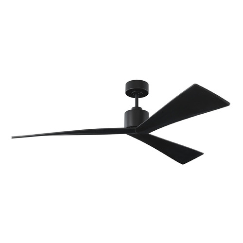 Visual Comfort Fan Collection Adler 60-Inch Fan in Matte Black by Visual Comfort & Co Fans 3ADR60BKBK