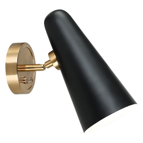 Matteo Lighting Blink Black Sconce by Matteo Lighting S05211BK