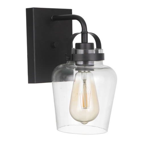 Trystan Flat Black Sconce by Craftmade Lighting