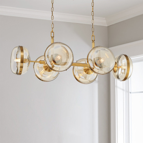 Nottingham Ancient Brass Linear Light by Eurofase Lighting