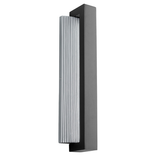 Oxygen Verve Outdoor LED Wall Light in Black & Aluminum by Oxygen Lighting 3-763-15