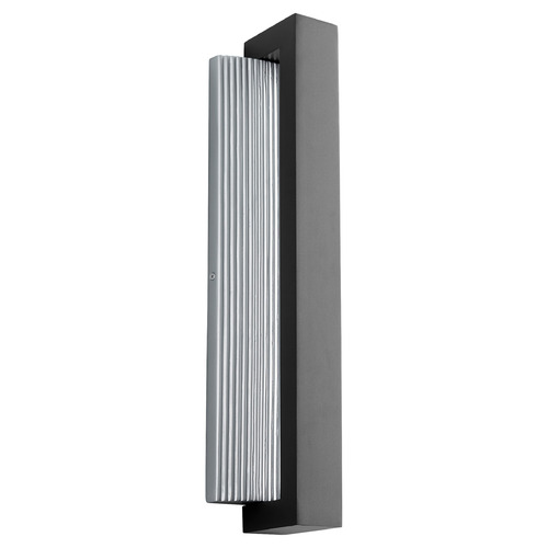 Verve Outdoor LED Wall Light in Black & Aluminum by Oxygen Lighting