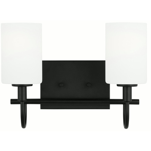 Visual Comfort Studio Collection Oak Moore Midnight Black Bathroom Light