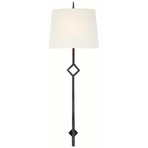 Visual Comfort Signature Collection Visual Comfort Signature Collection Studio Vc Cranston Aged Iron Sconce S2408AI-L