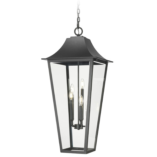 Z-Lite Gannon Black Outdoor Hanging Light