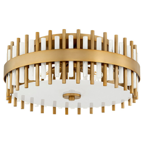 Cyan Design Casio Aged Brass Flushmount Light