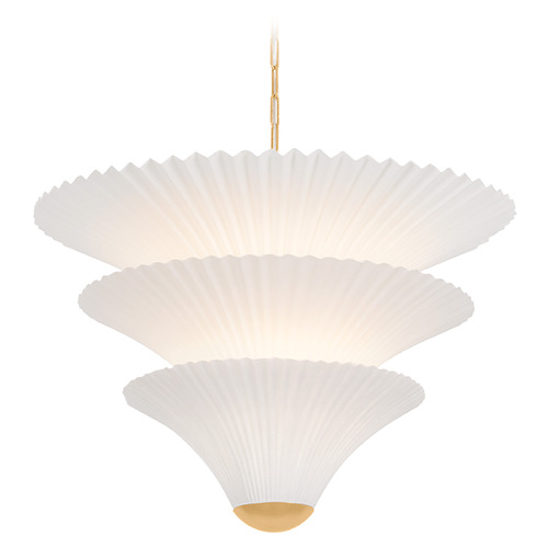Corbett Lighting Belluno Vintage Gold Leaf LED Chandelier