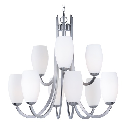 Maxim Lighting Taylor Satin Nickel Chandelier by Maxim Lighting 21657SWSN