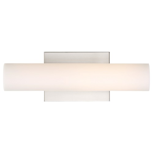 Bend Brushed Nickel LED Vertical Bathroom Light by Nuvo Lighting
