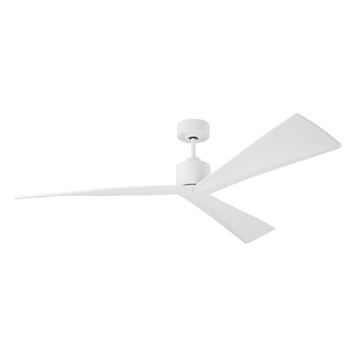 Visual Comfort Fan Collection Adler 60-Inch Fan in Matte White by Visual Comfort & Co Fans 3ADR60RZW