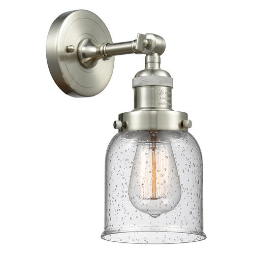 Small Bell Brushed Satin Nickel Sconce by Innovations Lighting