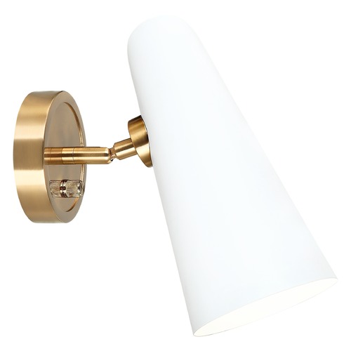 Matteo Lighting Blink White Sconce by Matteo Lighting S05211WH