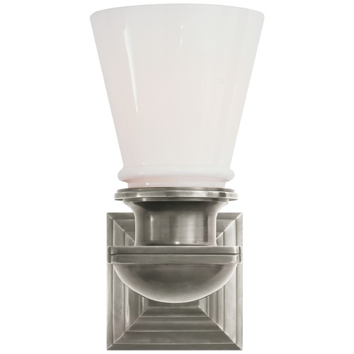 Visual Comfort Signature Collection E.F. Chapman New York Subway Sconce in Nickel by Visual Comfort Signature SL2151ANWG