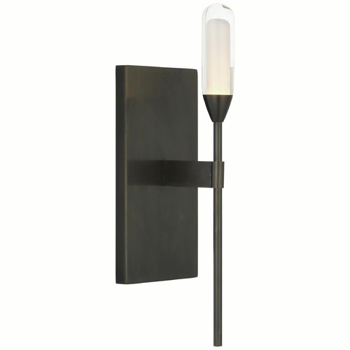 Visual Comfort Signature Collection Peter Bristol Overture Sconce in Bronze by Visual Comfort Signature PB2030BZ-CG