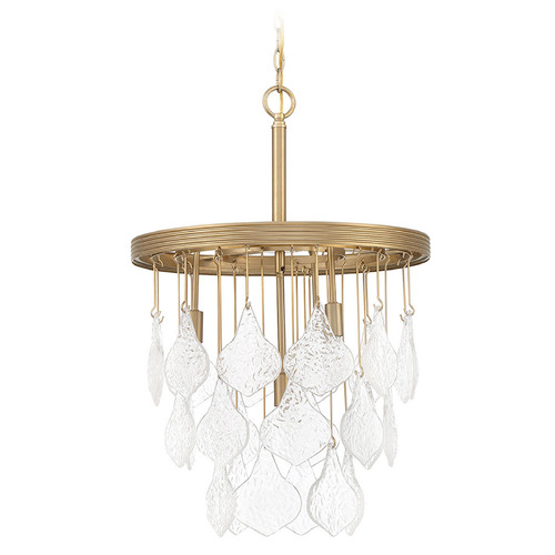 Vesi Satin Brass Pendant by Craftmade Lighting