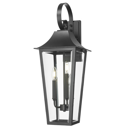 Z-Lite Gannon Black Outdoor Wall Light
