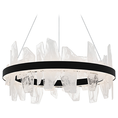 Quoizel Lighting Aurelia Matte Black LED Chandelier