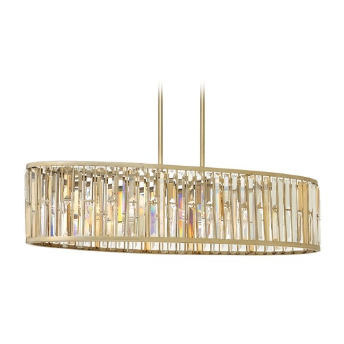 Gemma 45-Inch Island Light in Silver Leaf by Fredrick Ramond