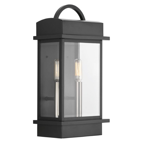 Santee Black Outdoor Wall Light by Progress Lighting