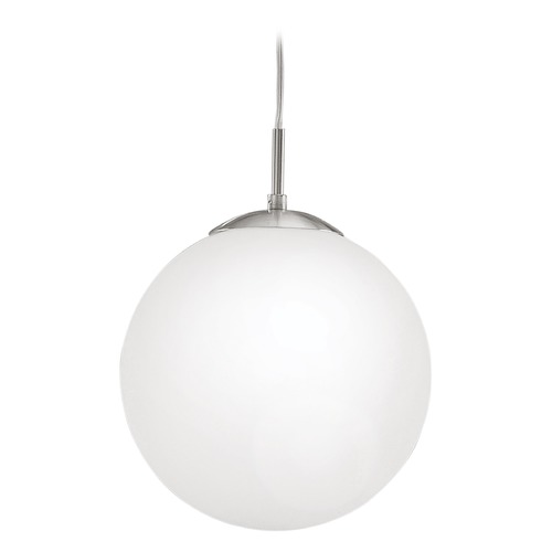 Eglo Lighting Eglo Rondo Matte Nickel Mini-Pendant Light with Globe Shade 85262A