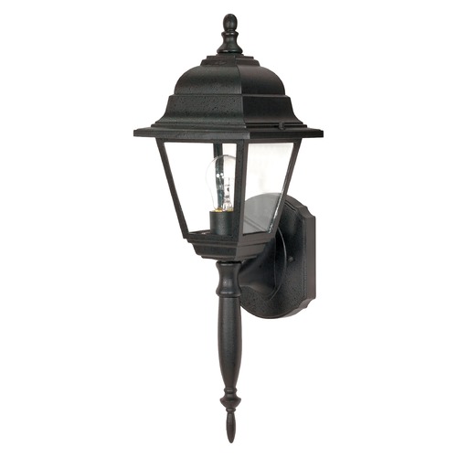 Nuvo Lighting Briton Textured Black Outdoor Wall Light by Nuvo Lighting 60/3455