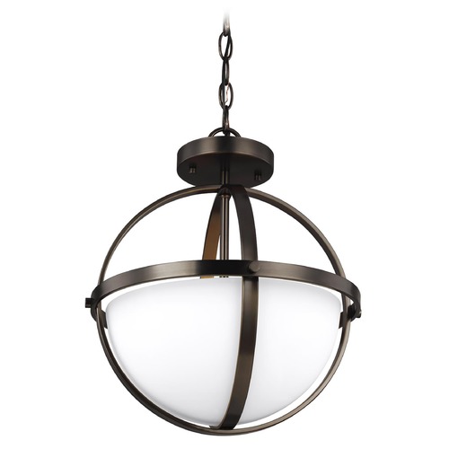 Generation Lighting Alturas Brushed Oil Rubbed Bronze Pendant by Generation Lighting 7724602-778