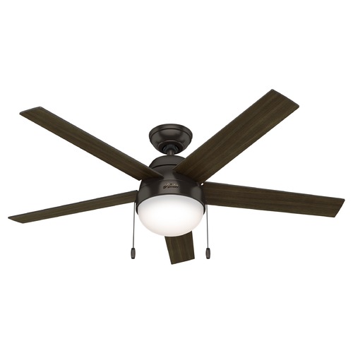 52-Inch Anslee Fan in Premier Bronze by Hunter Fan Company