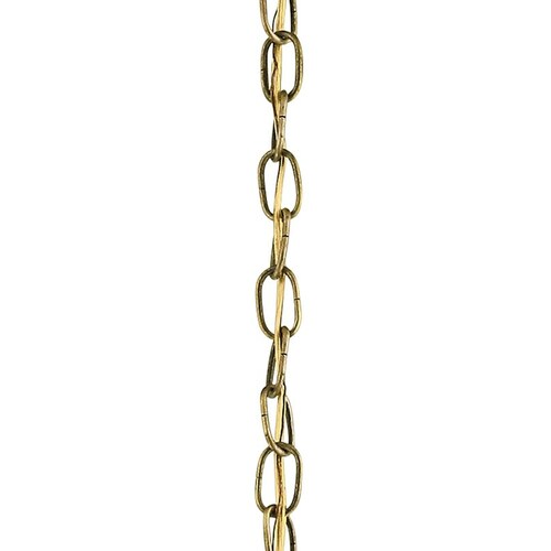 Kichler Lighting 36-Inch Standard Gauge Chain in Natural Brass by Kichler Lighting 2996NBR