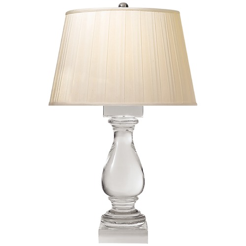 E.F Chapman Balustrade Table Lamp in Crystal by Visual Comfort Signature