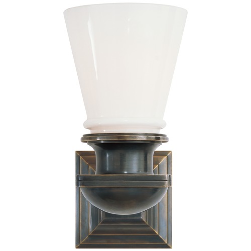 E.F. Chapman New York Subway Sconce in Bronze by Visual Comfort Signature