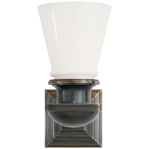 Visual Comfort Signature Collection E.F. Chapman New York Subway Sconce in Bronze by Visual Comfort Signature SL2151BZWG