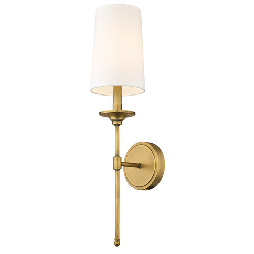 Z-Lite Emily Rubbed Brass Sconce by Z-Lite 3033-1S-RB