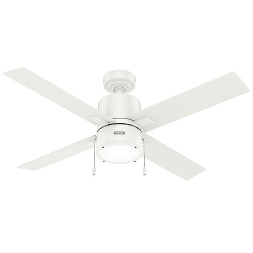 Hunter Fan Company Hunter Fan Company Beck Fresh White LED Ceiling Fan with Light 51744