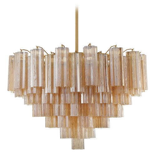 Crystorama Lighting Addis Aged Brass Chandelier