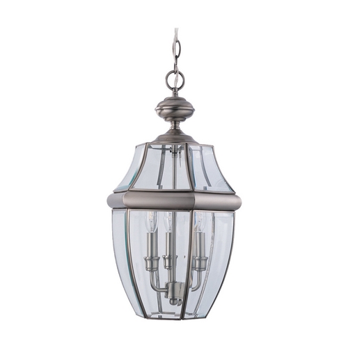 Lancaster Hanging Light in Antique Brushed Nickel by Generation Lighting