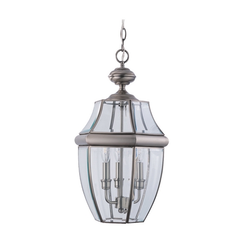 Generation Lighting Lancaster Hanging Light in Antique Brushed Nickel by Generation Lighting 6039-965