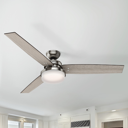 60-Inch Brushed Nickel LED Ceiling Fan by Hunter Fan Company