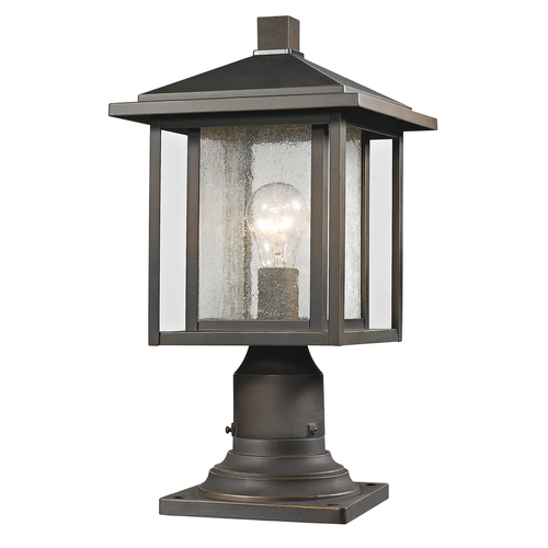 Z-Lite Aspen Oil Rubbed Bronze Post Light by Z-Lite 554PHM-554PM-ORB