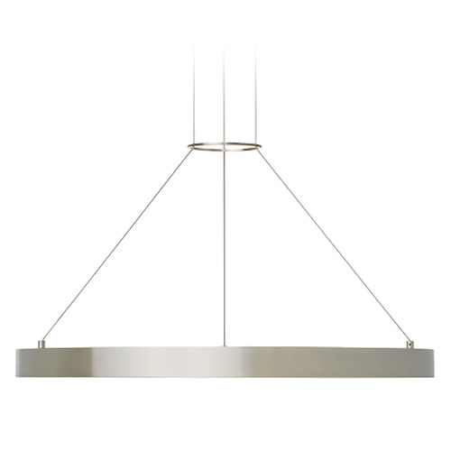 Bodiam 30-Inch LED Chandelier in Satin Nickel by Visual Comfort Modern