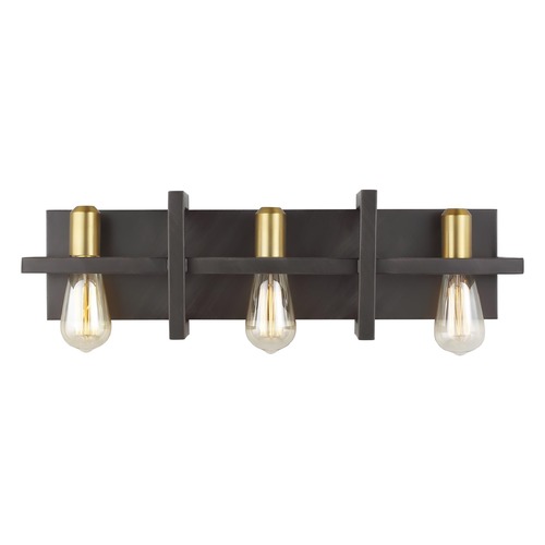 Visual Comfort Studio Collection Finnegan New World Bronze Bathroom Light by Visual Comfort Studio VS2493NWB